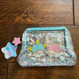NWT Wet N Wild Sanrio Little Twin Stars Makeup Cosmetic Travel Zipper Bag LE